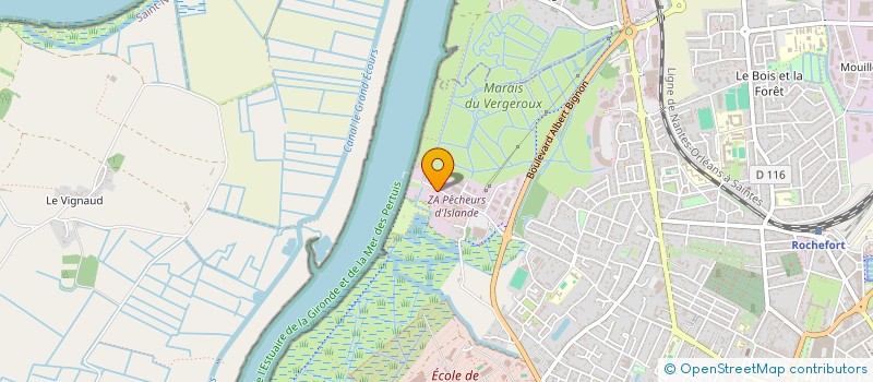 localisation de l'entreprise MADAME MARINE HENRY  ROCHEFORT