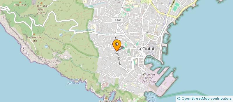 localisation de l'entreprise MADAME MARINE HERPE à LA CIOTAT