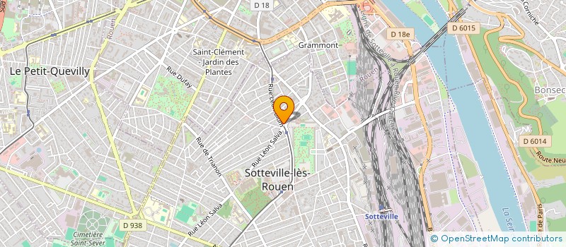 localisation de l'entreprise MADAME MARINE HERVE  SOTTEVILLE-LES-ROUEN