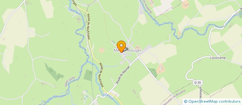 localisation de l'entreprise MADAME MARINE HEUZE à MESNIL-MAUGER