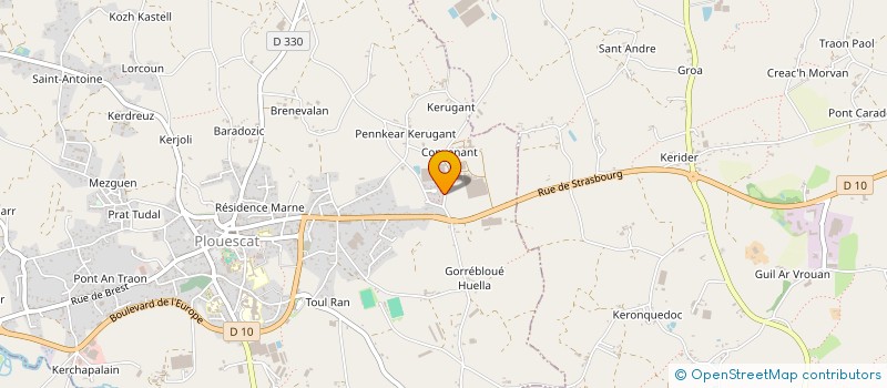 localisation de l'entreprise MADAME MARINE HO FAN LUEN  PLOUESCAT