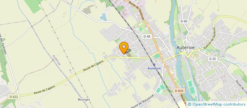 localisation de l'entreprise MADAME MARINE HOAREAU  AUTERIVE