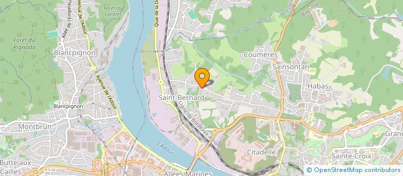 localisation de l'entreprise MADAME MARINE HONION  BAYONNE