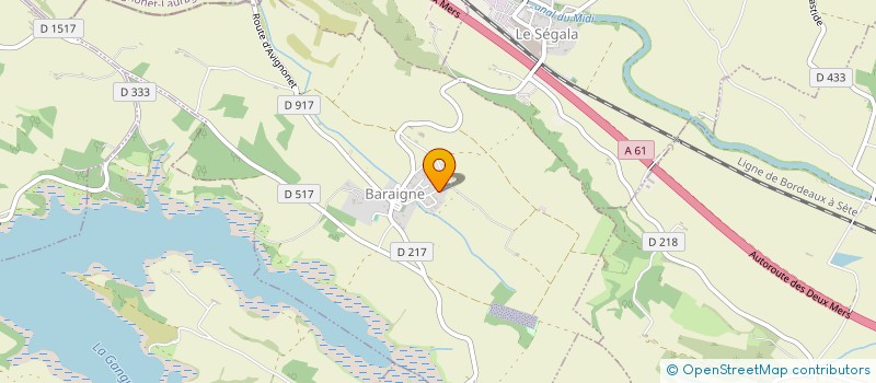 localisation de l'entreprise MADAME MARINE HORAK  BARAIGNE