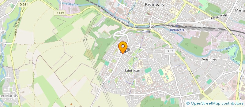 localisation de l'entreprise MADAME MARINE HORBANT  BEAUVAIS