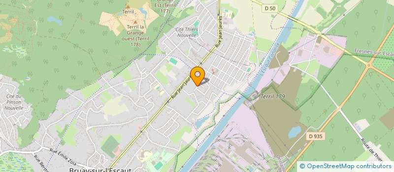 localisation de l'entreprise MADAME MARINE HOUENOU  BRUAY-SUR-L'ESCAUT