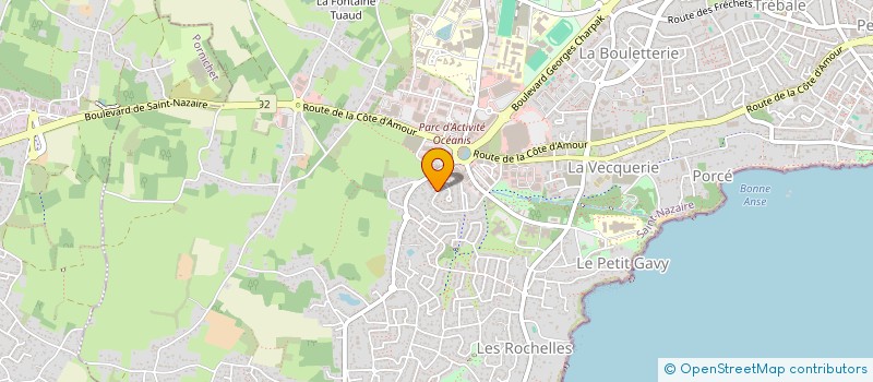 localisation de l'entreprise MADAME MARINE HOURMAND à SAINT-NAZAIRE