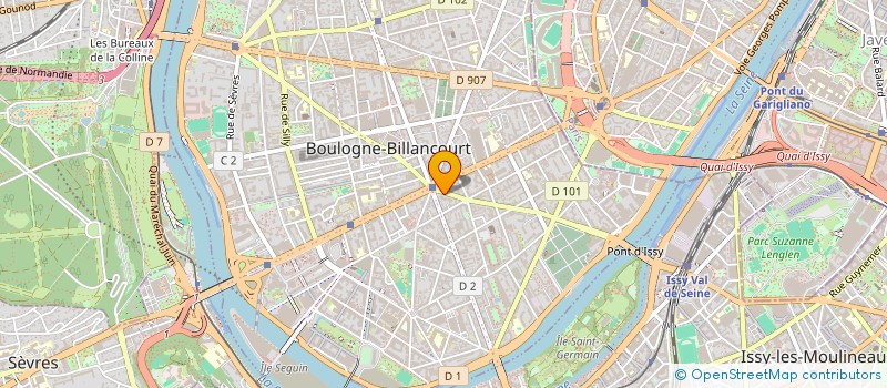 localisation de l'entreprise MADAME MARINE HU à BOULOGNE-BILLANCOURT