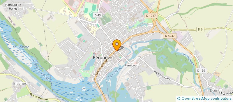 localisation de l'entreprise MADAME MARINE HUANG  PERONNE