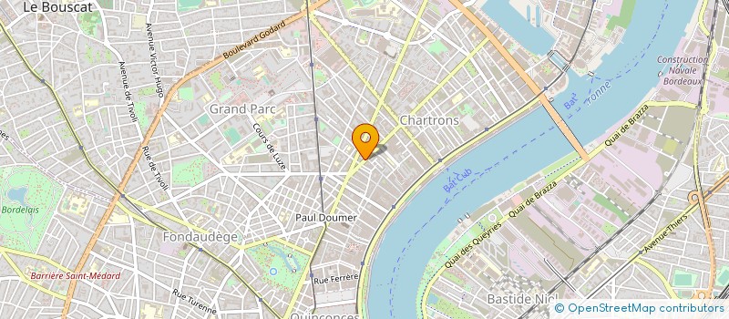 localisation de l'entreprise MADAME MARINE HUBERT à BORDEAUX