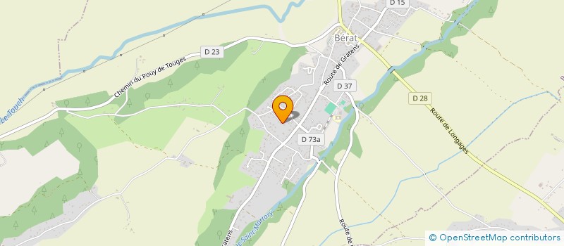 localisation de l'entreprise MADAME MARINE HUC  BERAT