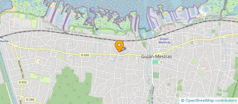 localisation de l'entreprise MADAME MARINE HUCK  LE TEICH