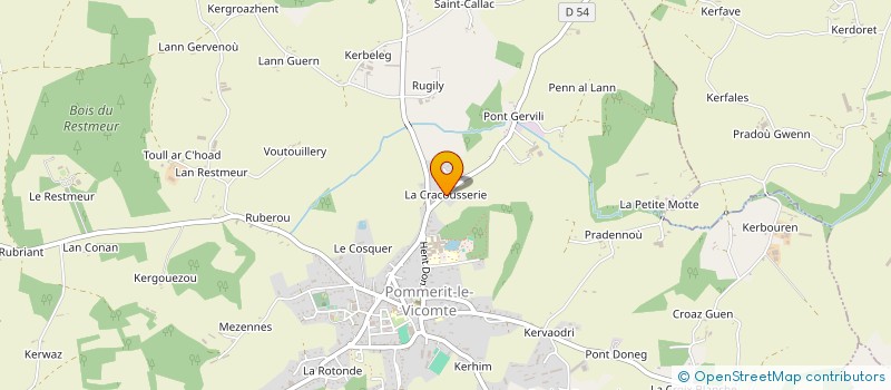 localisation de l'entreprise MADAME MARINE HUMBERT  POMMERIT-LE-VICOMTE