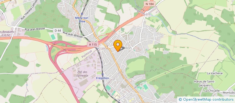 localisation de l'entreprise MADAME MARINE HUON  FREPILLON