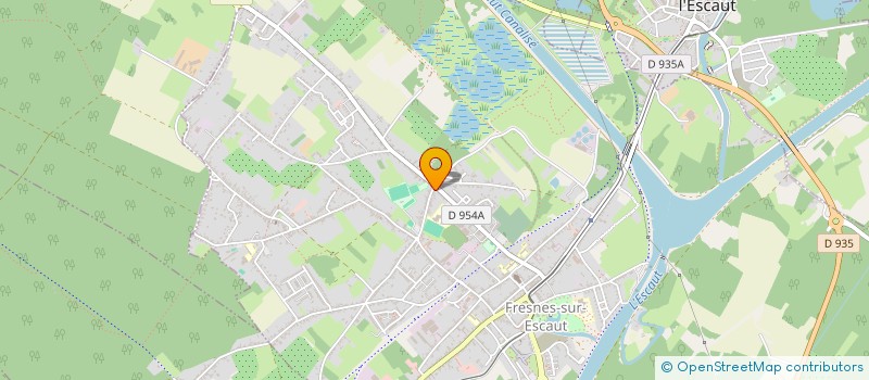 localisation de l'entreprise MADAME MARINE HUYGEVELDE  FRESNES SUR ESCAUT