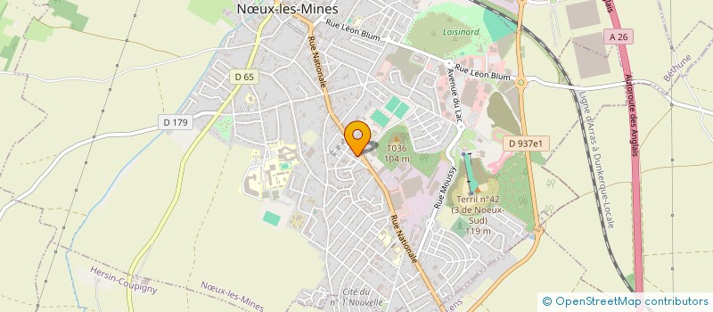 localisation de l'entreprise MADAME MARINE JACOBS  NUX-LES-MINES