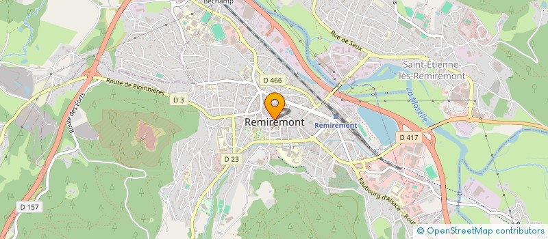 localisation de l'entreprise MADAME MARINE JACQUEMIN  REMIREMONT