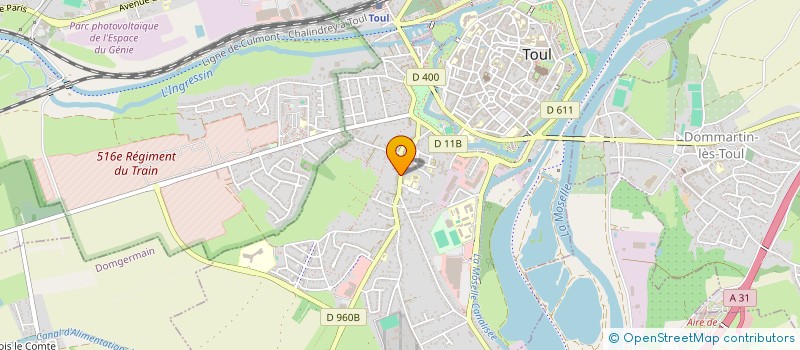 localisation de l'entreprise MADAME MARINE JACQUES  TOUL