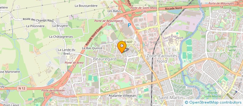 localisation de l'entreprise MADAME MARINE JACQUET  RENNES