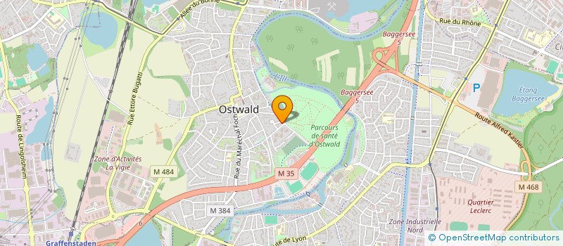 localisation de l'entreprise MADAME MARINE JAECKEL  OSTWALD