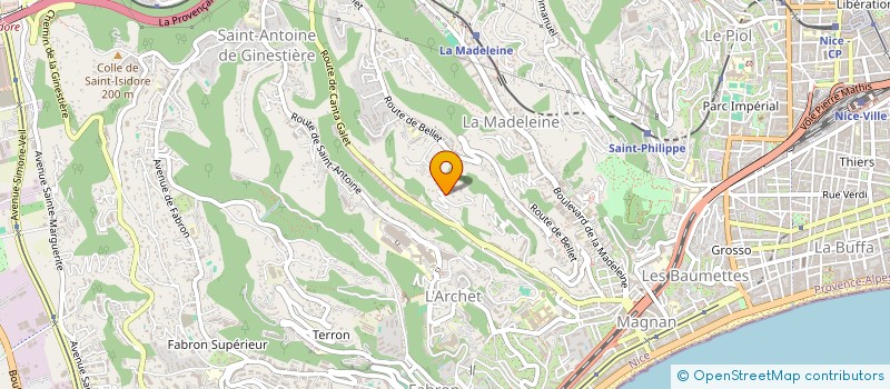 localisation de l'entreprise MADAME MARINE JALABERT à NICE