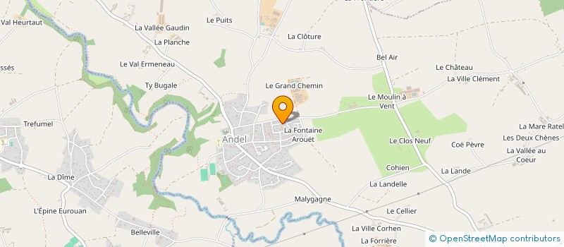 localisation de l'entreprise MADAME MARINE JAN  ANDEL