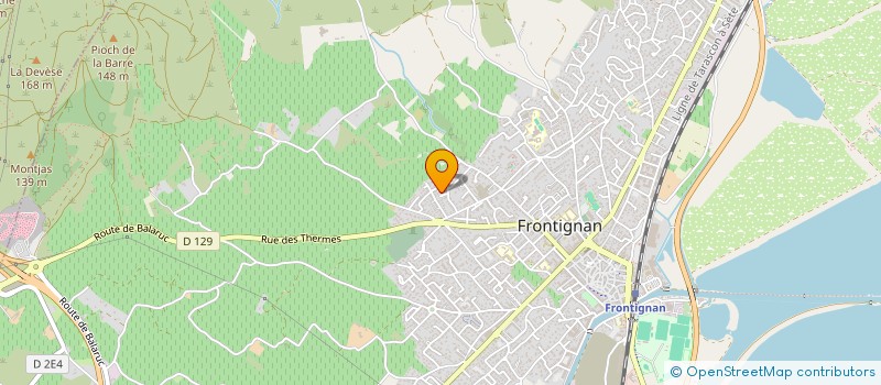 localisation de l'entreprise MADAME MARINE JARRIGE à FRONTIGNAN