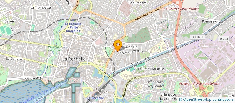 localisation de l'entreprise MADAME MARINE JAUME  LA ROCHELLE