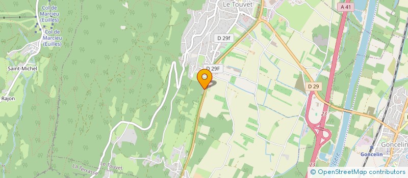 localisation de l'entreprise MADAME MARINE JAUSSAUD  LE TOUVET