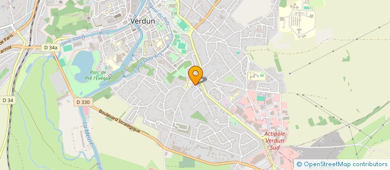 localisation de l'entreprise MADAME MARINE JAVAUX à VERDUN