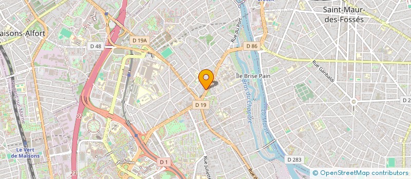 localisation de l'entreprise MADAME MARINE JEVOIS LEBLOND  CRETEIL