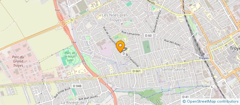 localisation de l'entreprise MADAME MARINE JOAO  SAINTE-SAVINE