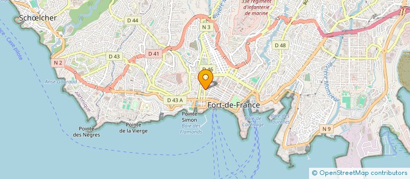 localisation de l'entreprise MADAME MARINE JOHANA ABITBOUL  FORT-DE-FRANCE