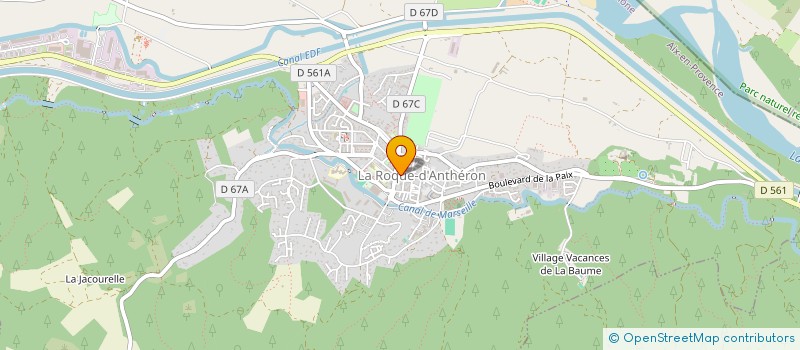 localisation de l'entreprise MADAME MARINE JORQUERA  LA ROQUE D'ANTHERON