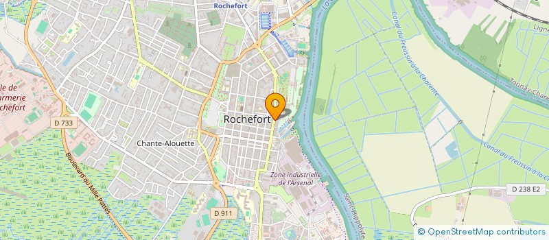 localisation de l'entreprise MADAME MARINE JOURDAIN  ROCHEFORT