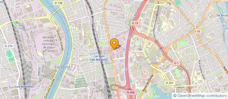 localisation de l'entreprise MADAME MARINE JOUVET  MAISONS-ALFORT