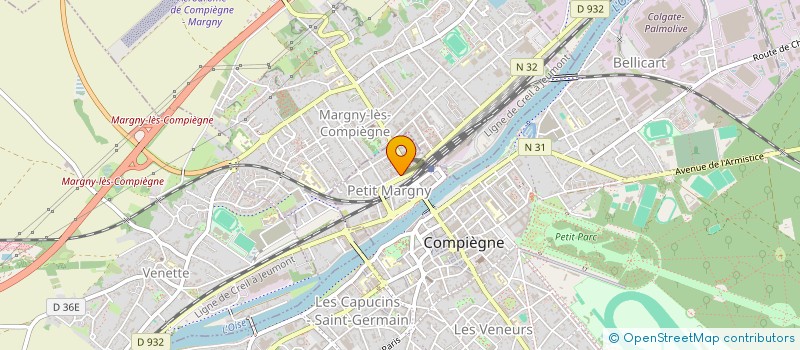 localisation de l'entreprise MADAME MARINE JULIEN  COMPIEGNE