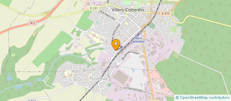 localisation de l'entreprise MADAME MARINE JULVE à VILLERS-COTTERETS