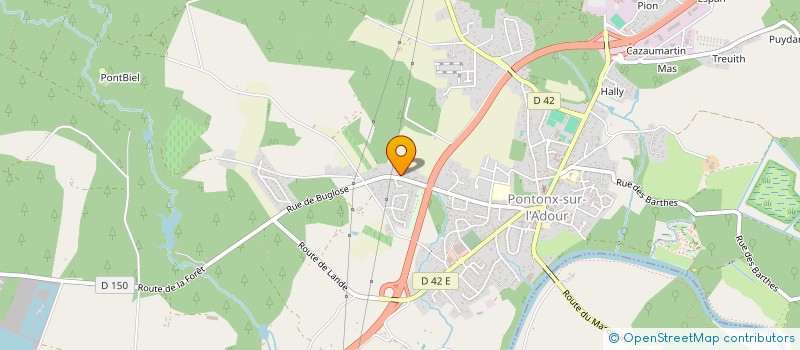 localisation de l'entreprise MADAME MARINE JUNCA  RIVIERE-SAAS-ET-GOURBY