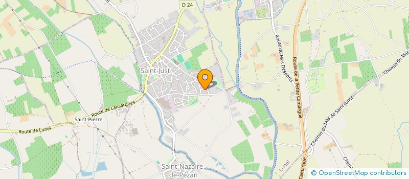 localisation de l'entreprise MADAME MARINE KALTENBACHER  SAINT-JUST