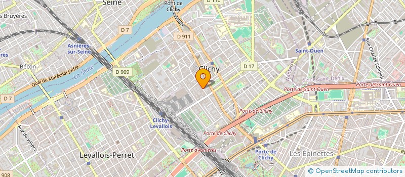 localisation de l'entreprise MADAME MARINE KEIL à CLICHY