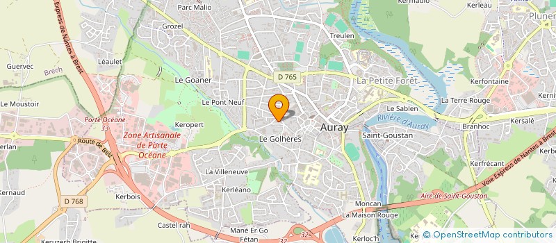 localisation de l'entreprise MADAME MARINE KERGROHEN à AURAY
