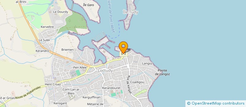 localisation de l'entreprise MADAME MARINE KERVAREC  LOCTUDY