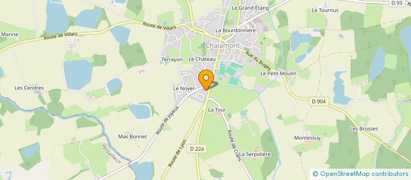localisation de l'entreprise MADAME MARINE KLAY à CHATILLON-LA-PALUD
