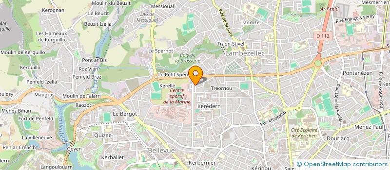 localisation de l'entreprise MADAME MARINE KLEIN à BREST