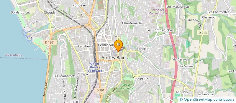 localisation de l'entreprise MADAME MARINE KLINNIK à AIX-LES-BAINS