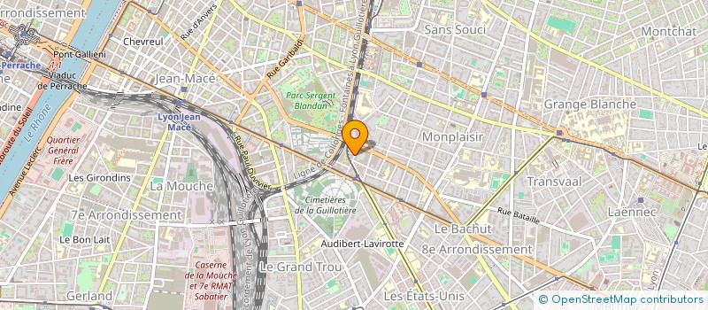 localisation de l'entreprise MADAME MARINE KUHN  LYON