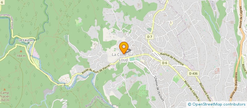 localisation de l'entreprise MADAME MARINE LA ROSA  VILLENEUVE-LOUBET