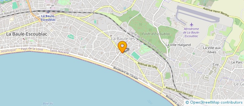 localisation de l'entreprise MADAME MARINE LABOURIER à LA BAULE-ESCOUBLAC