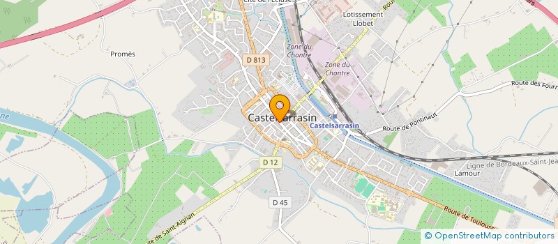 localisation de l'entreprise MADAME MARINE LACAVALERIE  CASTELSARRASIN